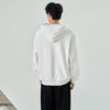 西遇白色连帽国潮宽松卫衣男新款绣花图案长袖基础款上衣10345704 商品缩略图4