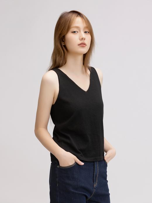 XIAOYU|羊毛混纺编织背心241MZ019 商品图2