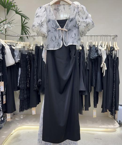 【门店同款】ENJOY夏季气质中式盘扣吊带裙套装 150774010 商品图0