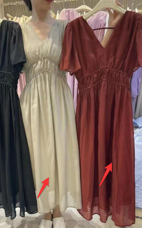 【门店同款】ENJOY夏季法式V领连衣裙 150771821