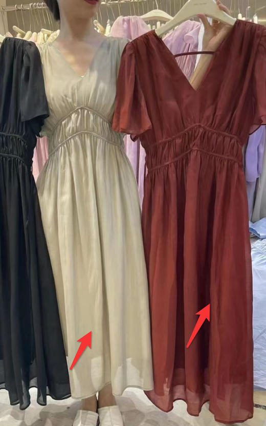 【门店同款】ENJOY夏季法式V领连衣裙 150771821 商品图0