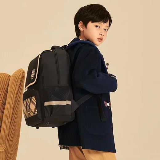 〔PawinPaw〕B8F小熊童装男童儿童学院风格纹印花双肩包书包送笔袋 商品图1
