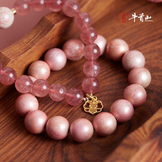 牛首山文创非遗大漆珠串牛首灵珠系列大漆手串国风吊坠项链毛衣链 商品图3