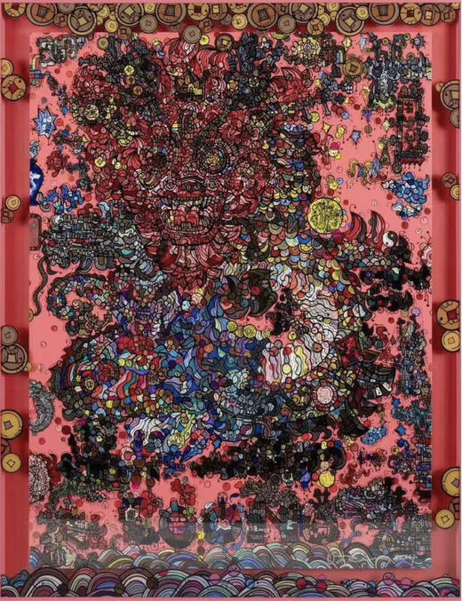 张长江《有龙则灵》版画 商品图0