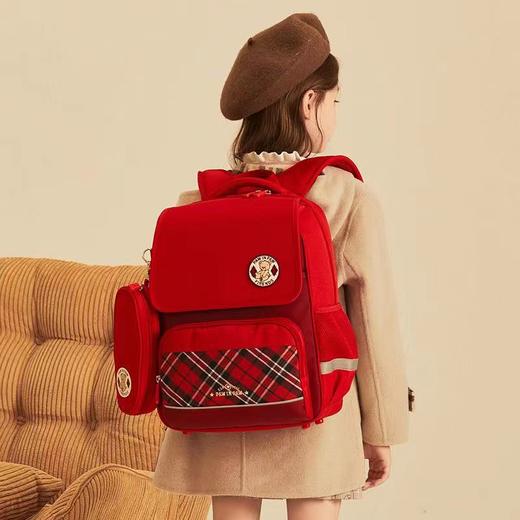 〔PawinPaw〕B8F小熊童装男女童儿童学院风格纹印花双肩包书包送笔袋 商品图1