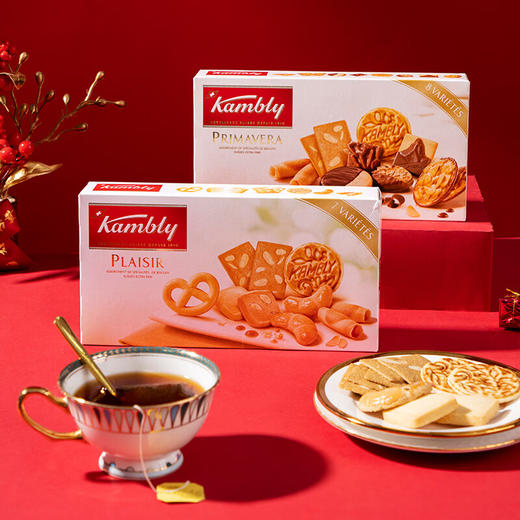 【包装随机】瑞士Kambly金宝丽什锦饼干礼盒350g/152288 采用更健康的椰子油体验瑞士风情 商品图1