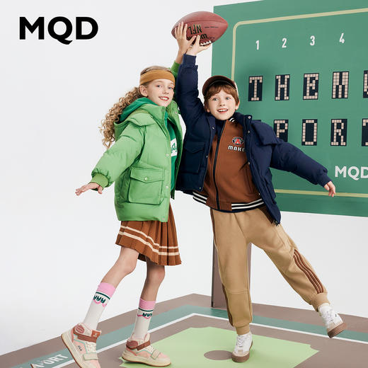 【秒1】【MQD】【三防蓄暖】童装儿童羽绒服冬装新款内里暖布男童连帽保暖 商品图0