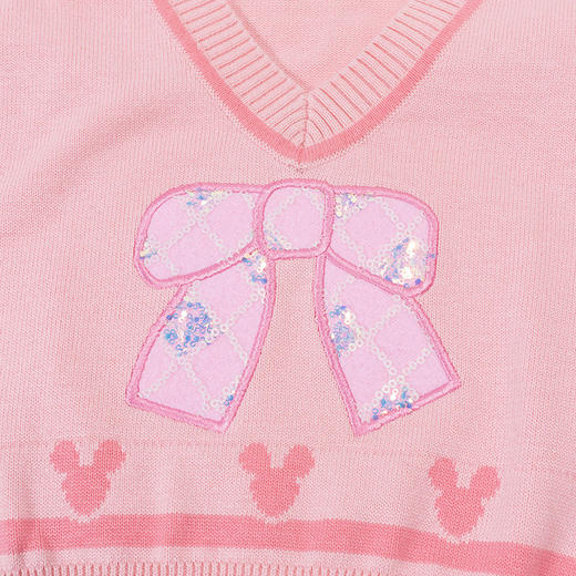 【商城同款】迪士尼女童新款春夏学院风米妮针织马甲231DS0874 商品图7