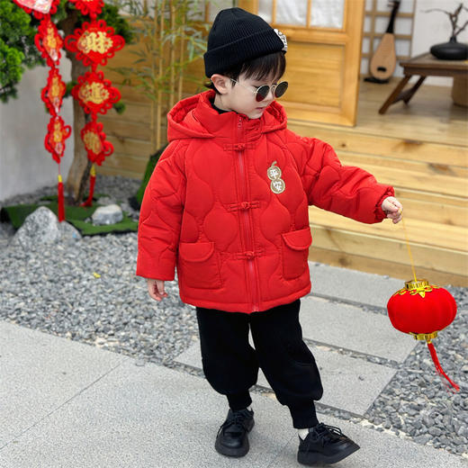 冬季儿童过年棉服 商品图2