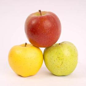 三色苹果（维纳斯1枚+青苹果1枚+红富士1枚）