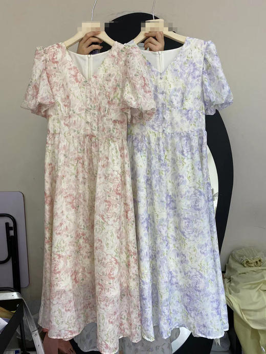 【门店同款】ENJOY夏季碎花高腰连衣裙 150771759 商品图0