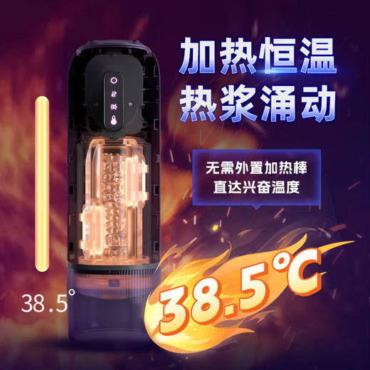 AKYOUNG系列元力电动伸缩震动飞机杯 商品图4