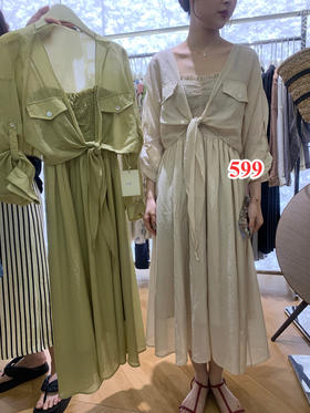 【门店同款】ENJOY夏季法式慵懒防晒裙套装 151593624