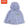 棉果果专柜同款春季新品男童条纹梭织棉连帽衬衣M112150224046 商品缩略图2