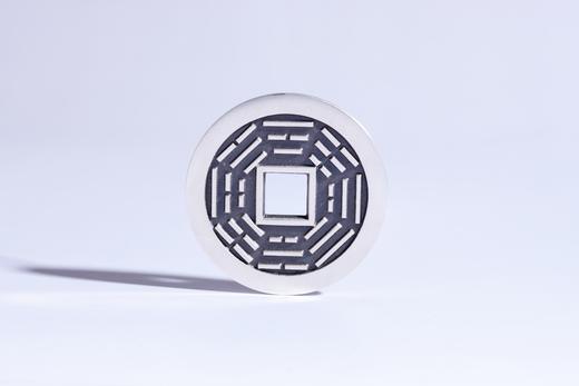 矩德泉坊 纯银手作  八卦纹银币（4.2厘米版）GQ231100741 商品图2