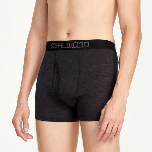 赛乐zealwood美利奴羊毛天丝四角男式内裤舒适透气 商品图2