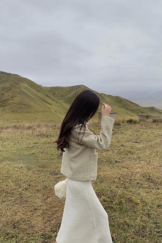 Le Malene 气质优雅小香风圆领珍珠扣外套 14818 商品图6