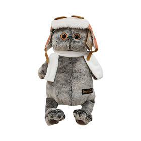 Budibasa 宝喜可猫+飞机师服装，25CM30CM (毛绒玩具)