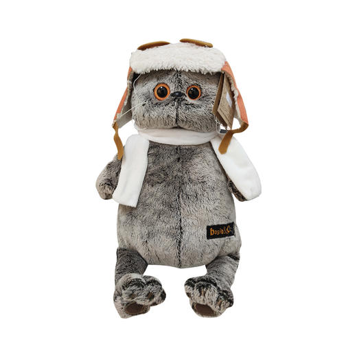 Budibasa 宝喜可猫+飞机师服装，25CM30CM (毛绒玩具) 商品图0