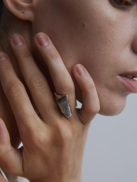 ABOAB｜TURN OVER Ring [ 开口戒指 金 / 银 ]【SCULPTING】 商品图2