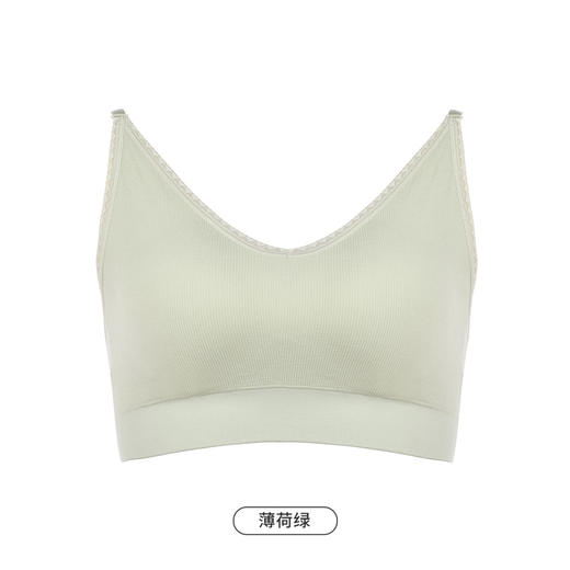 都市丽人抹胸女无缝面料背心无尺码半固定模杯短抹胸无钢圈无排扣LV4AA6 商品图6