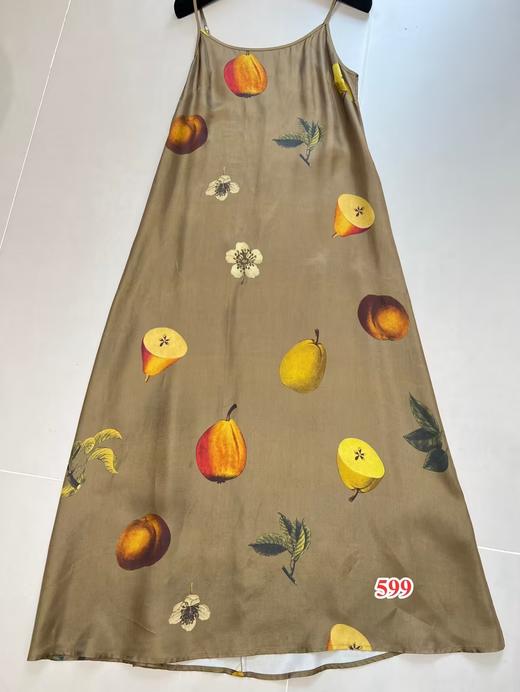 【门店同款】ENJOY2023年夏季D水果印花铜氨丝吊带裙 153464113 商品图0