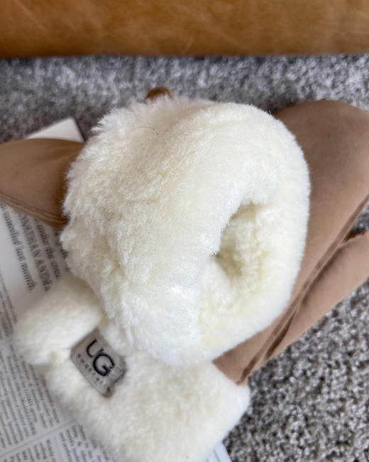 THS 1.13-无 UG家 冬日暖温暖 软软乎乎羊毛手套 2色 CU1145 商品图6