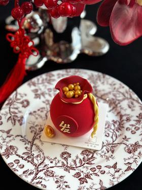 钱袋子·荔枝车厘子慕斯