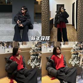 新品上身 | 新年氛围有了耶！搭红毛衣过年啦~🎃