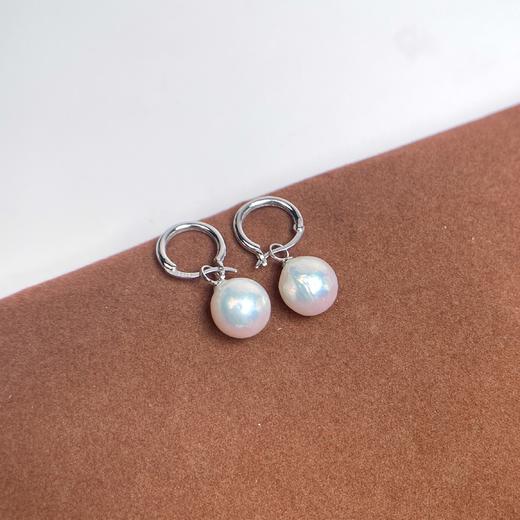 DS925珍珠耳坠-多彩圆珠耳环 商品图0