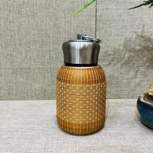 280ml 全包竹丝编保温杯（四款可选） 商品图5