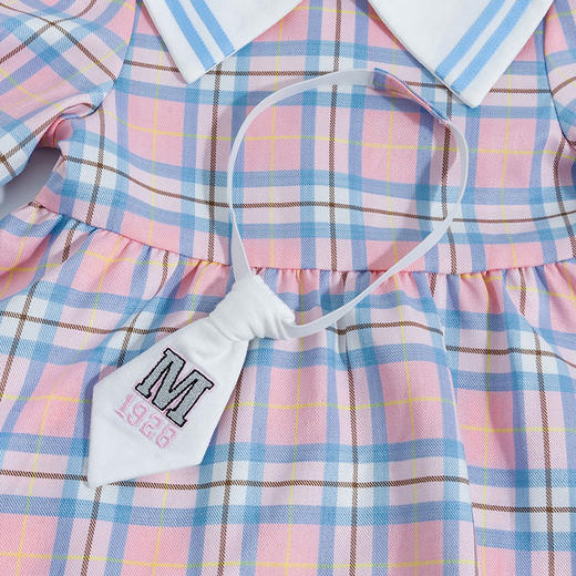 【商城同款】迪士尼格子学院风长袖连衣裙231DQ0208 商品图6