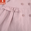 棉果果专柜同款春季新品女童梭织斜纹翻领网纱风衣外套M122130324005 商品缩略图3