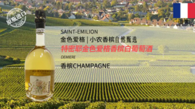 法国-特密耶金色爱格香槟白葡萄酒