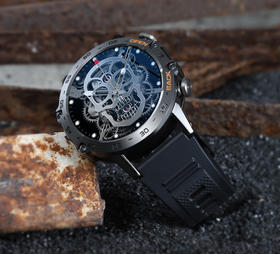 利格LIGE  全金属表壳钢带硬汉运动智能手表BW1846