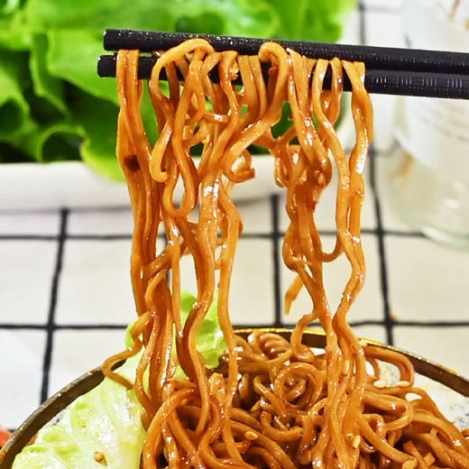 嗨吃家荞麦魔芋面黑鸭味75g*12袋 商品图1