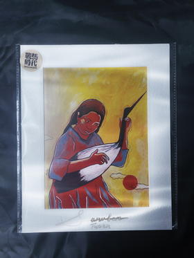 赛努拜尔《心是旷野的鸟》周边相框画