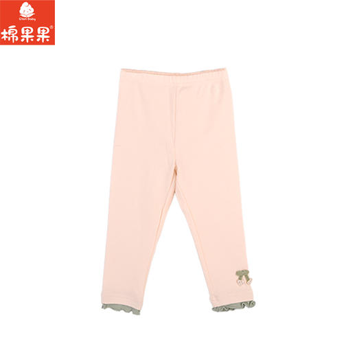 棉果果专柜同款春季新品女童弹力针织打底裤M122206224016 商品图0