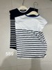 【门店同款】ENJOY2023年夏季D-拼色条纹半袖T恤 150915880 商品缩略图0