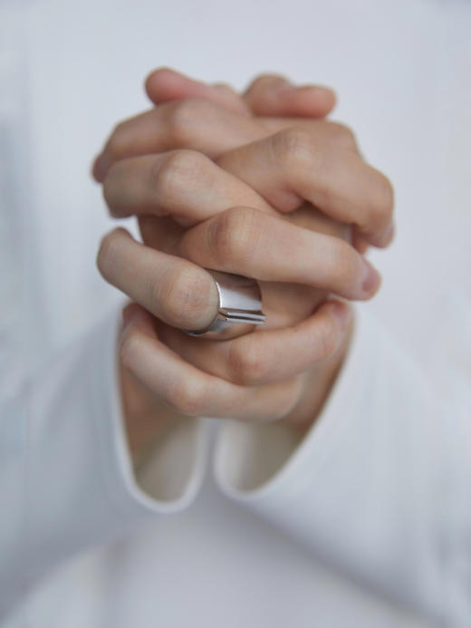 ABOAB｜SEAM WIDE Ring [ 开口戒指 金 / 银 ]【SCULPTING】 商品图1