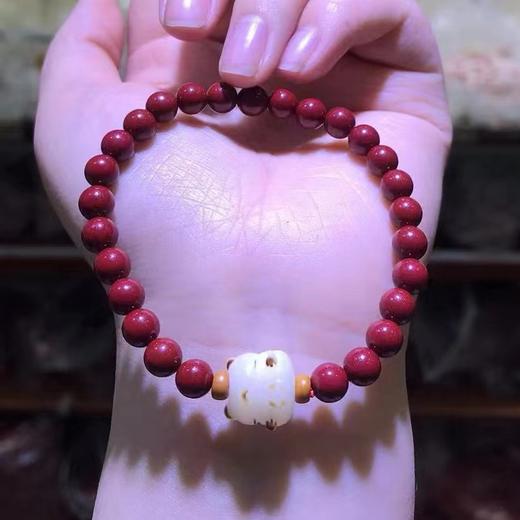 【高含量紫砂手链，保真朱砂经典传承！】文玩玛瑙佛珠和田玉朱砂手串紫金砂手链，菩提根念珠串珠饰品复古手饰翡翠，古韵风情别有一番雅致造型! 商品图1