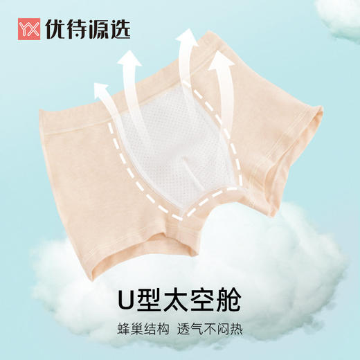 优待源选3-13岁男童底裤2条装男童内裤纯棉儿童四角宝宝底裤DKT20441 商品图0