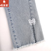 棉果果专柜同款春季新品女童微喇弹力牛仔长裤M122200224014 商品缩略图8