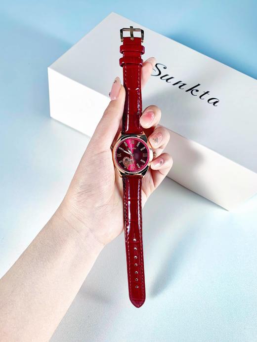 SUNKTA 桑达  爱心浪漫镂空韵味时尚腕表ST6699  经典女士手表 百搭风格 商品图12