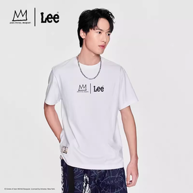 【Basquiat联名】Lee24早春新品舒适版男圆领短袖T恤LMT0069113RX
