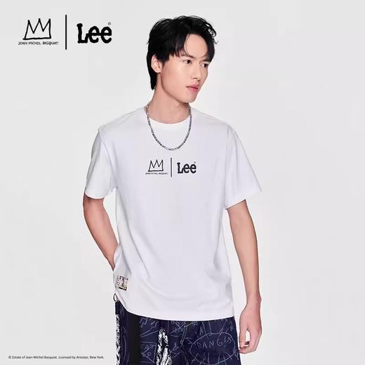 【Basquiat联名】Lee24早春新品舒适版男圆领短袖T恤LMT0069113RX 商品图0