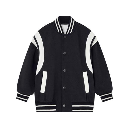 【宠粉专享团购价99.9】多多家童装男童外套春秋帅气撞色儿童棒球服2024新款中大同夹克衫9135 商品图3