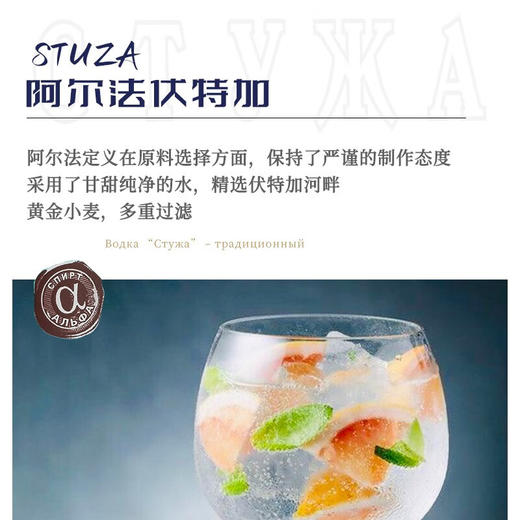 俄罗斯原瓶进口冰星雪原伏特加洋酒40%vol 商品图1