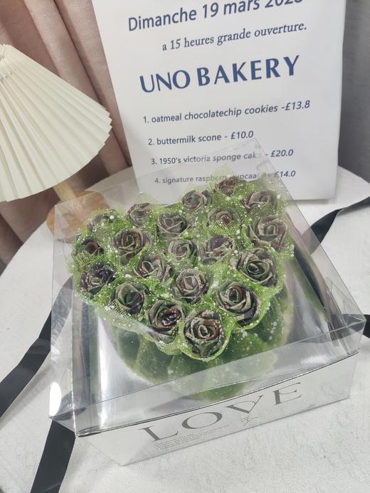 20朵桃心礼盒花束手工DIY牛津布玫瑰花束军恋礼物（手工制作产品不支持退换货哦）类b 商品图3