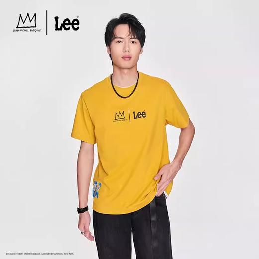 【Basquiat联名】Lee24早春新品舒适版男圆领短袖T恤LMT0069113RX 商品图1
